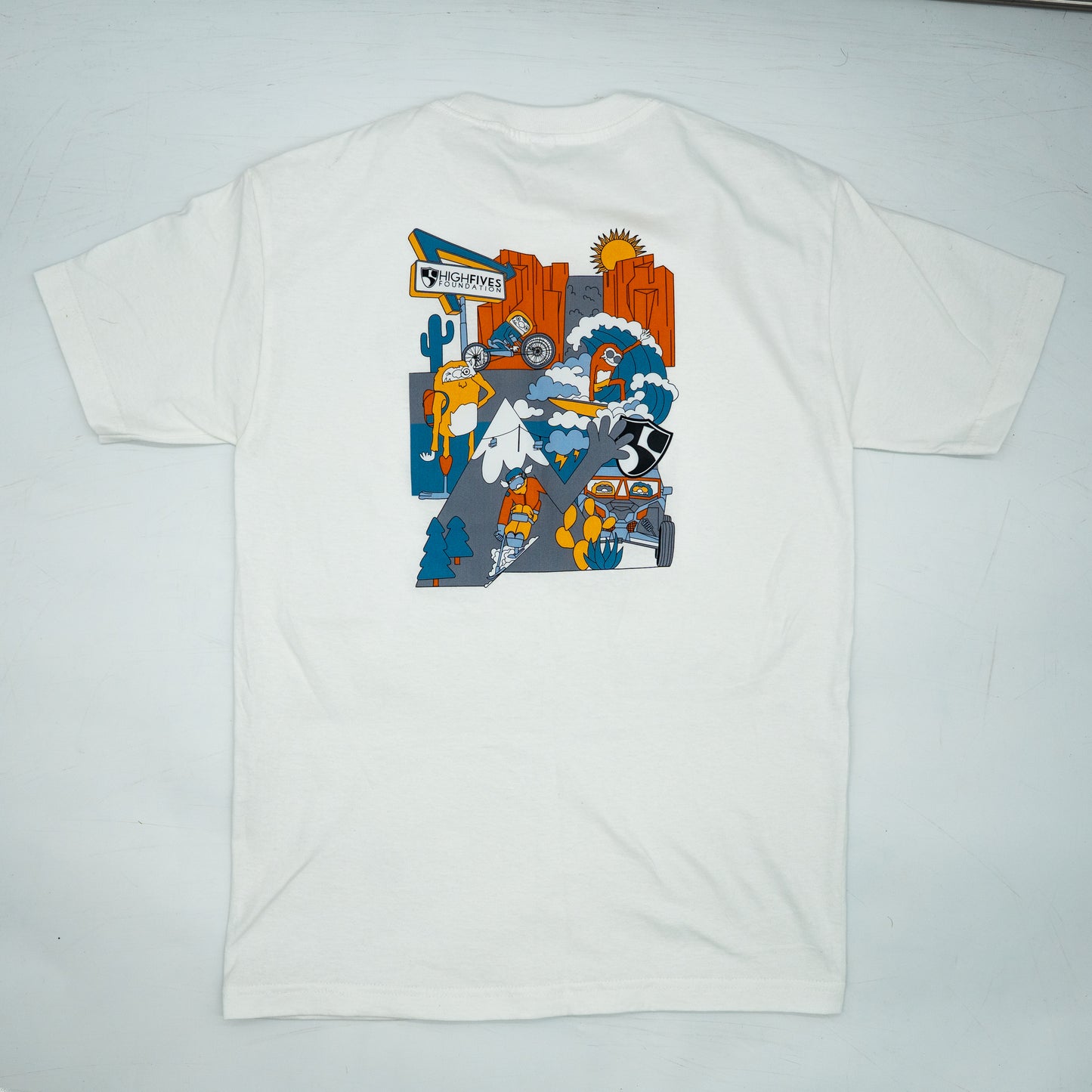 High Fives Youth Collage Short Sleeve