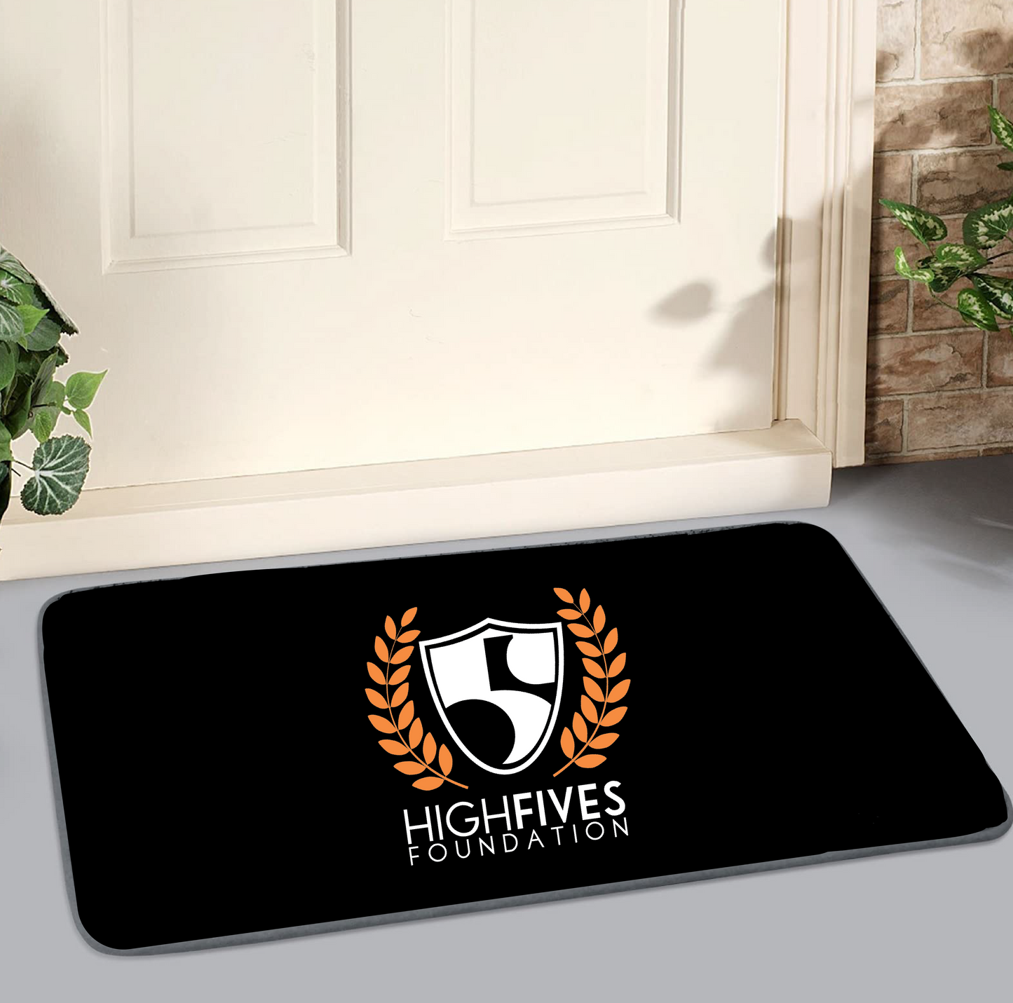 Custom High Fives Rubber Floor Mats