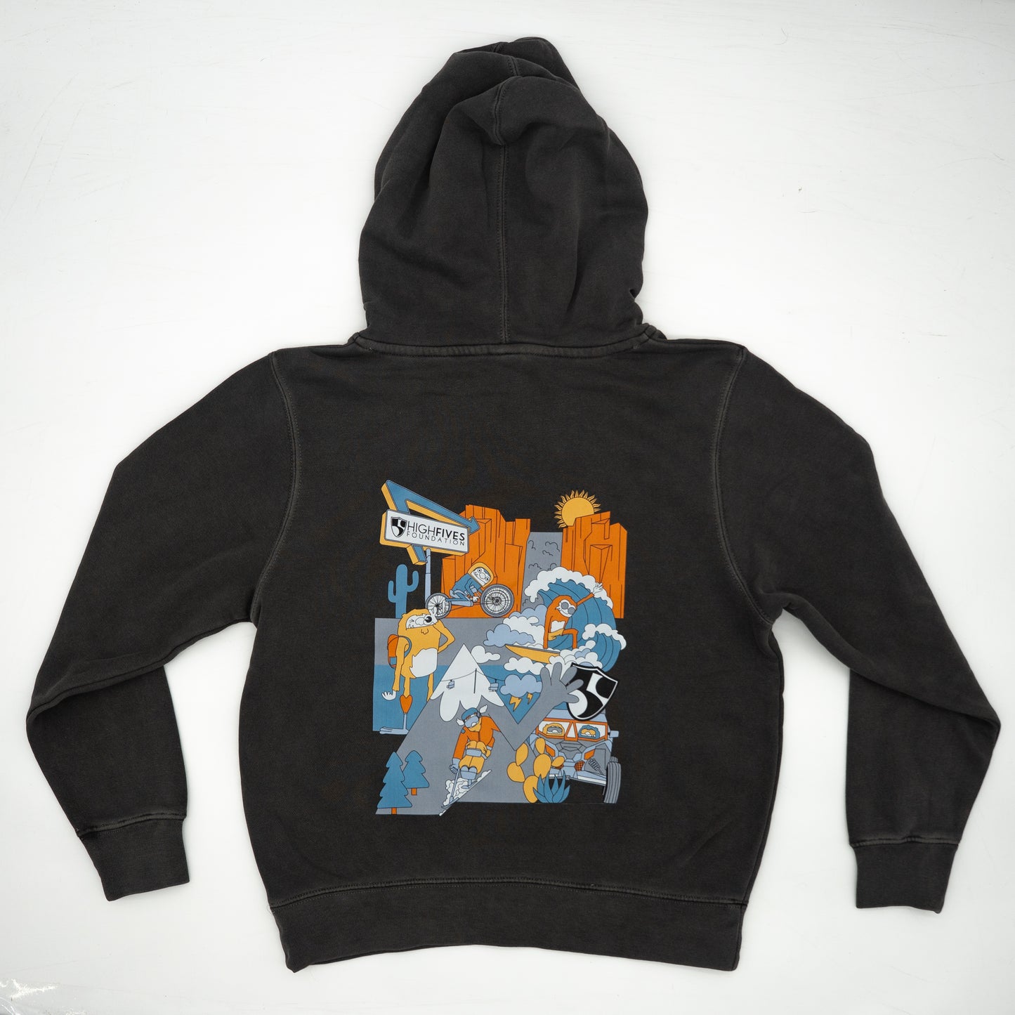 High Fives Youth Collage Hoodie