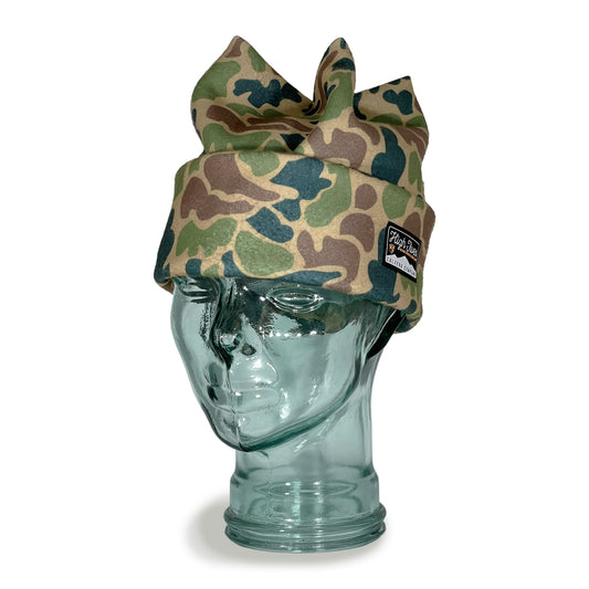 Caldera x High Fives Four Point Duck Camo Beanie