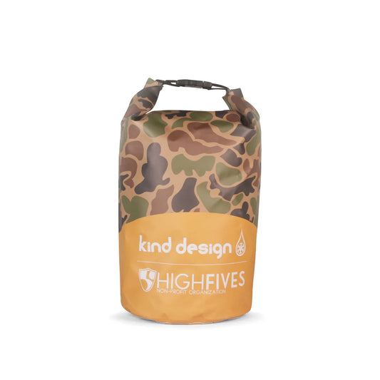 Kind Design x High Fives Camo Dry Bag